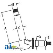 A161274 A147118 Stub Axle Case IH